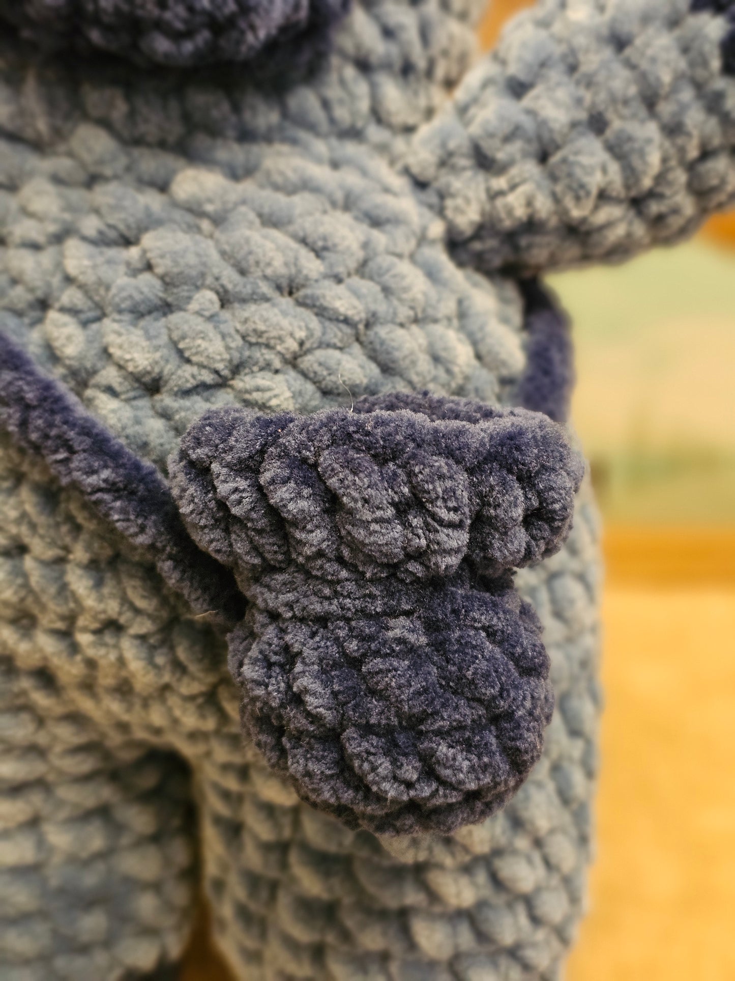 Blueberry Crochet Cow