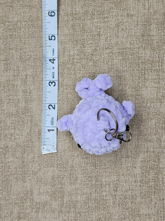 Crochet Whale Keychain