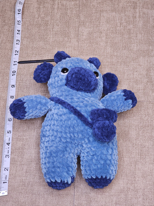 Blueberry Crochet Cow